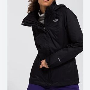 The North Face Women's Hyvent Black Jacket Sz M #0784